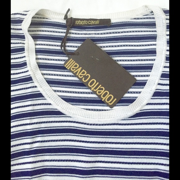 Roberto Cavalli Striped Knit Top, IT42 - Picture 4 of 6